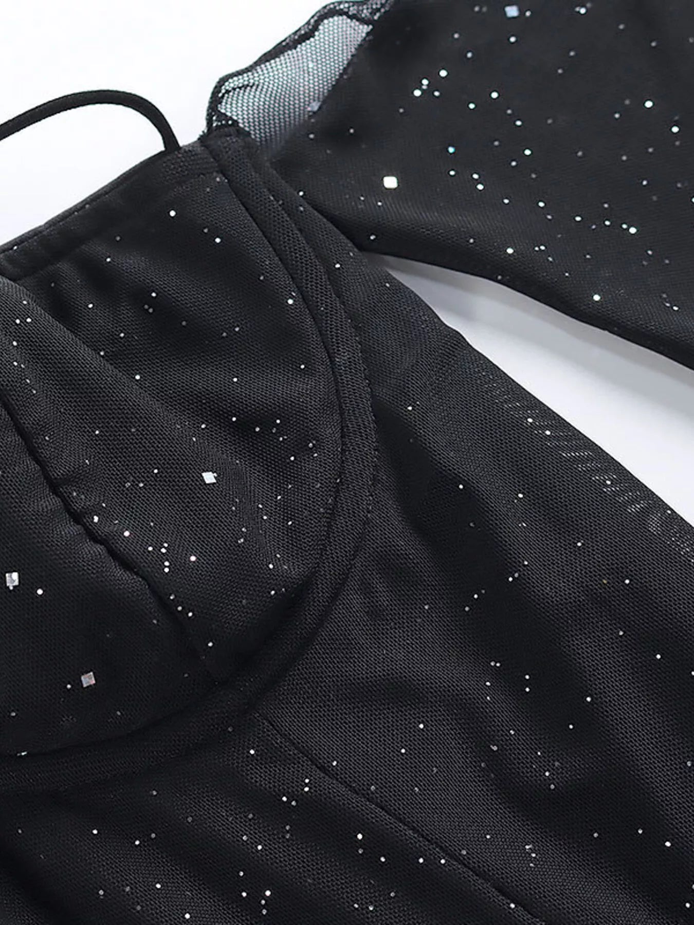 Women’s Sheer Long Sleeve Backless Dress | JLouren