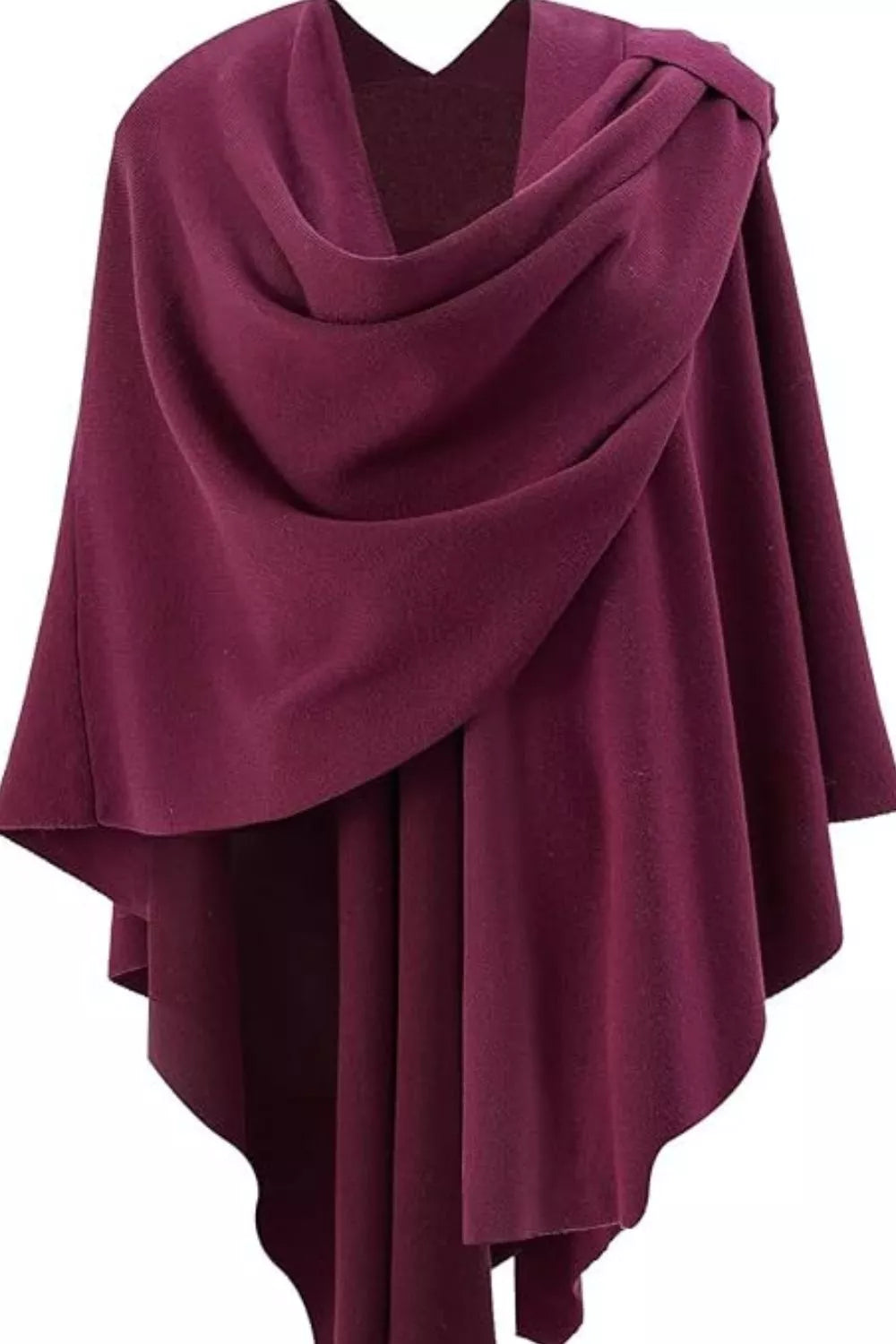 Women’s Draped Knitted Cape Shawl Wrap | JLouren
