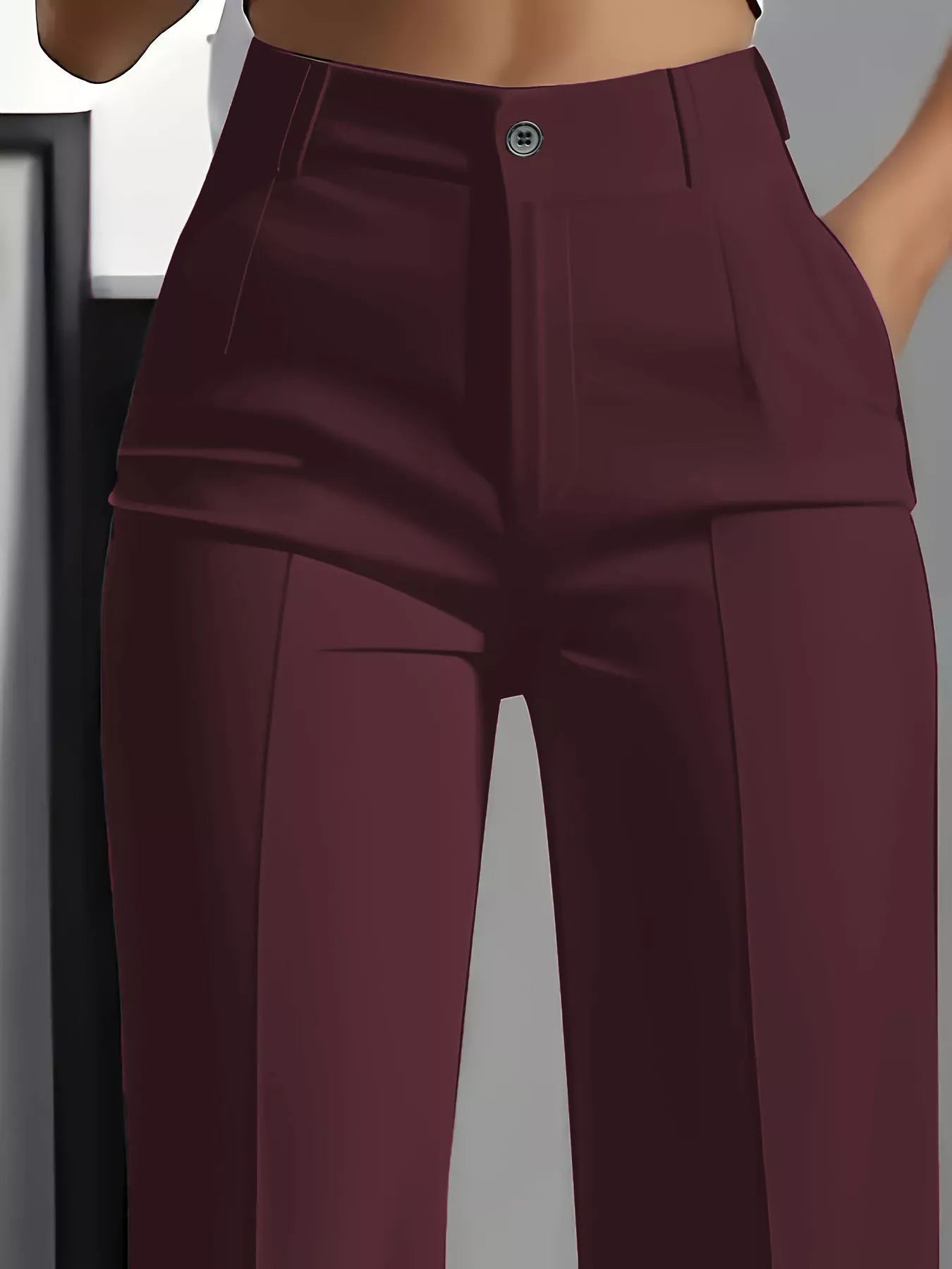 Full Size High-Waisted Wide Leg Pants Plus Size