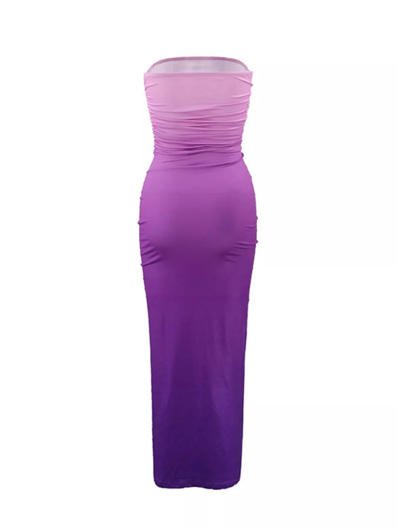 Women Gradient Tube Bodycon Midi Dress | JLouren