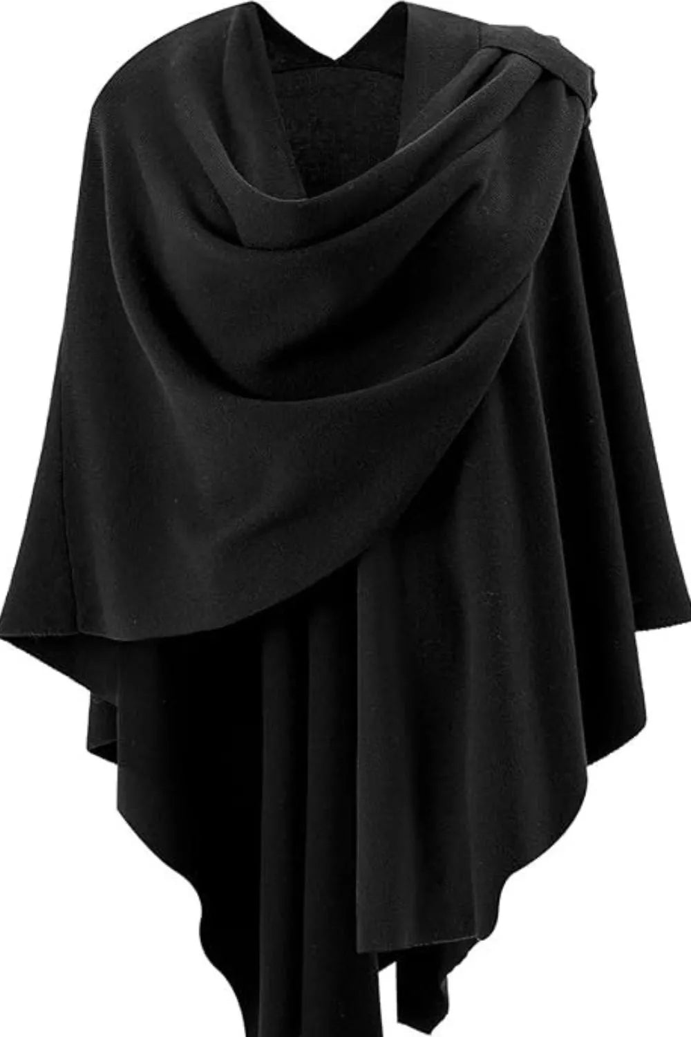 Women’s Draped Knitted Cape Shawl Wrap | JLouren
