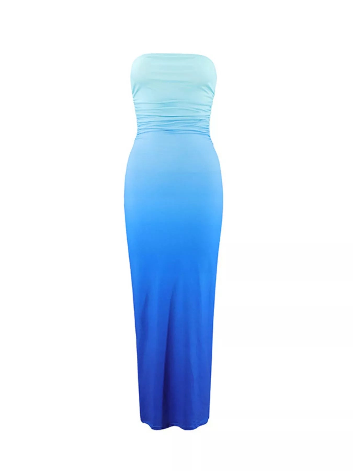 Women Gradient Tube Bodycon Midi Dress | JLouren
