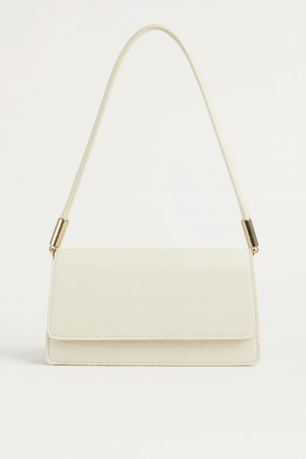 White Women’s PU Leather Shoulder Bag – Elegant & Durable