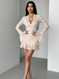 Women’s Elegant Lace Mini Dress | JLouren