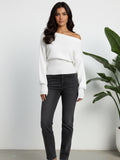 Women’s Elegant Off Shoulder Sweater | JLouren
