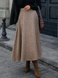 Women’s High-Waist A-Line Maxi Skirt | JLouren