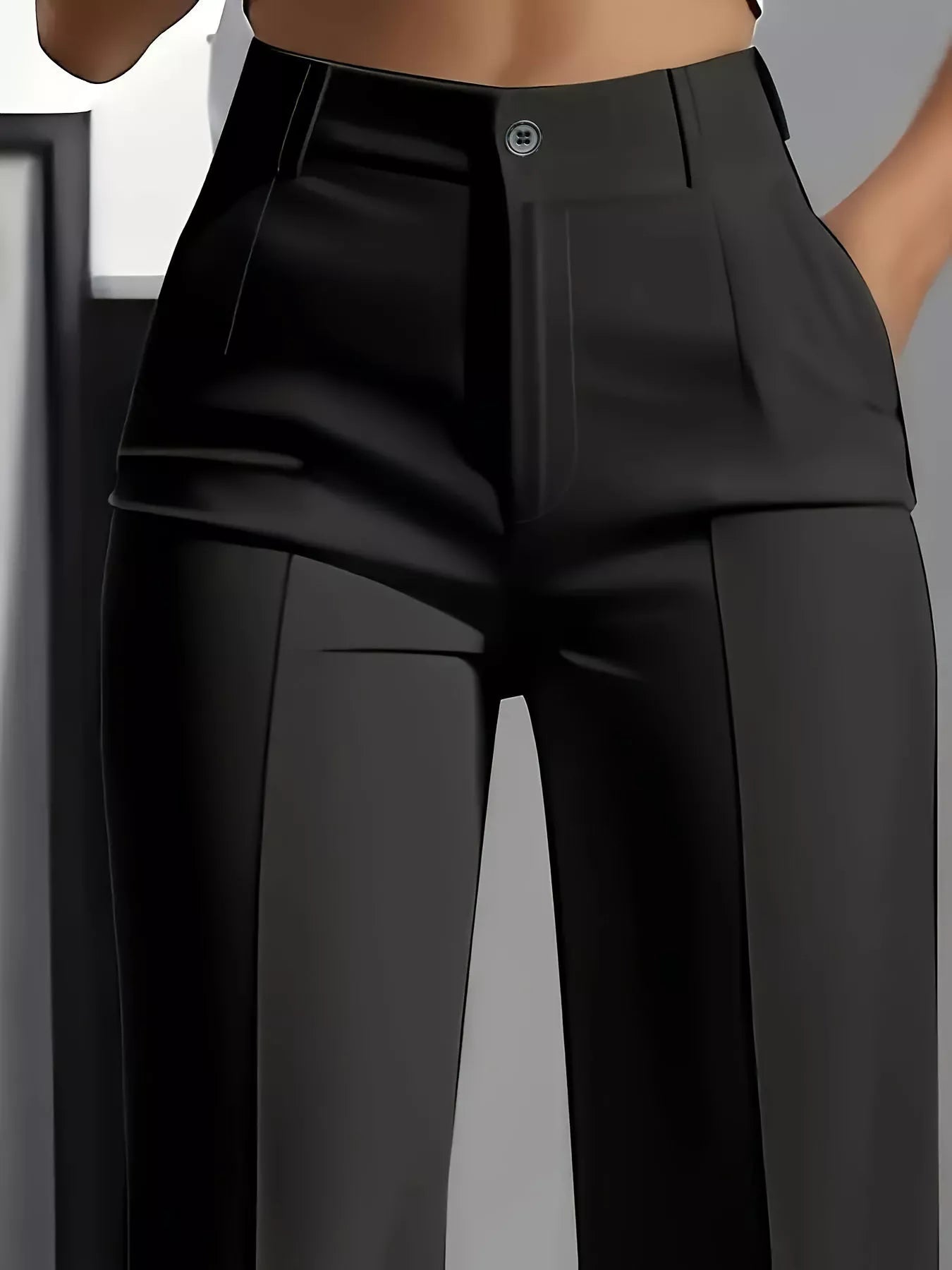 Full Size High-Waisted Wide Leg Pants Plus Size