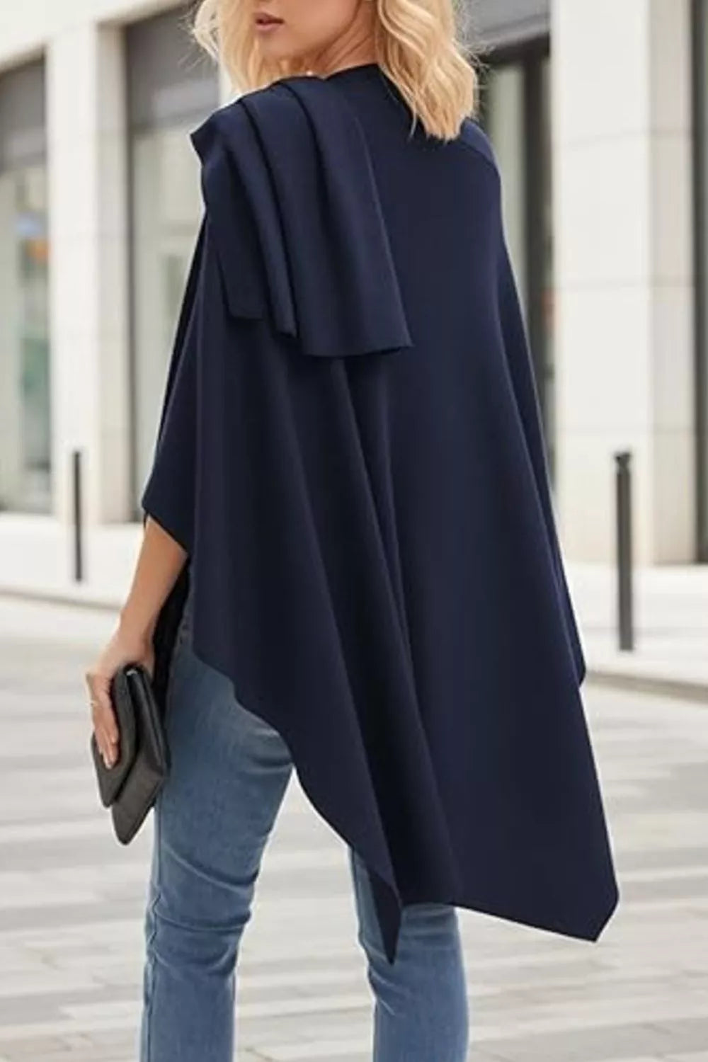 Women’s Draped Knitted Cape Shawl Wrap | JLouren