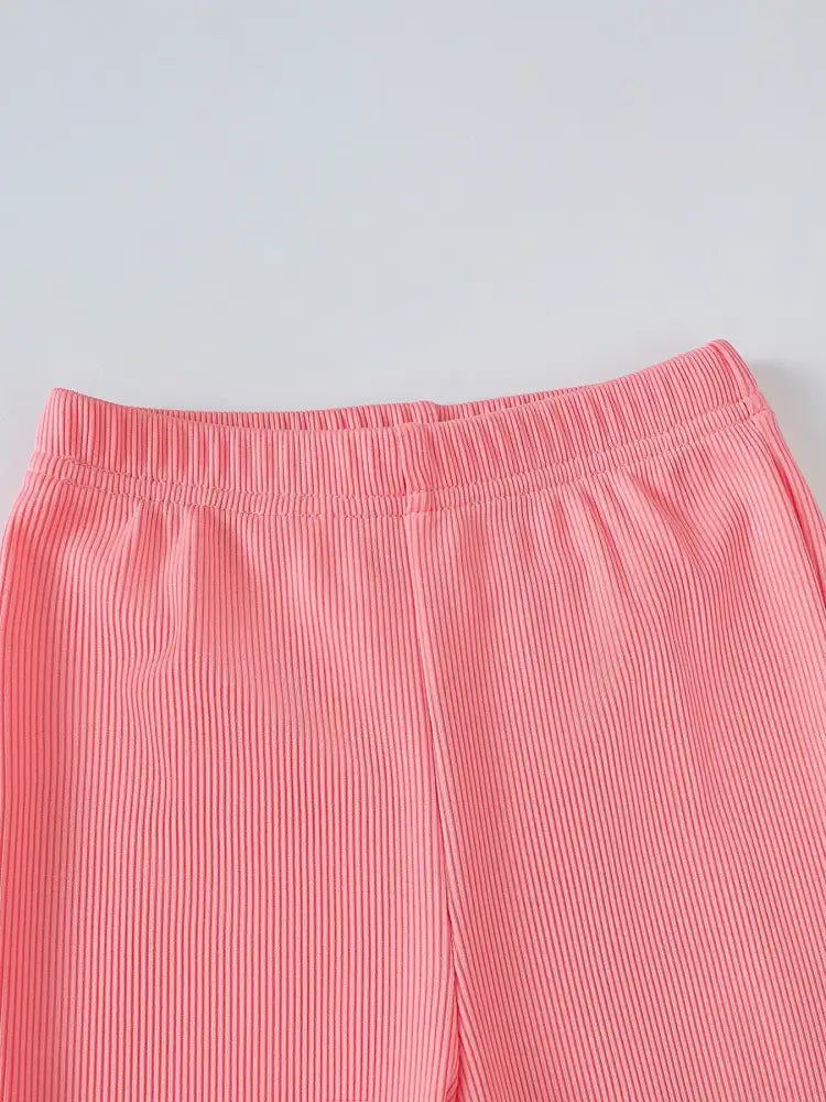 Kids Pumpkin Sweatshirt and Flare Pants Set | Jlouren