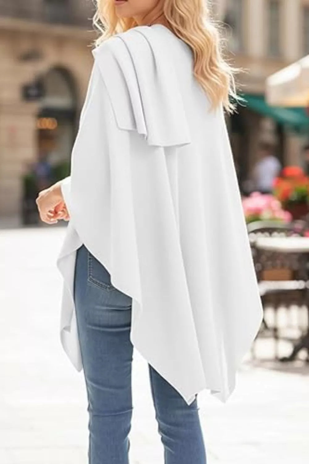 Women’s Draped Knitted Cape Shawl Wrap | JLouren