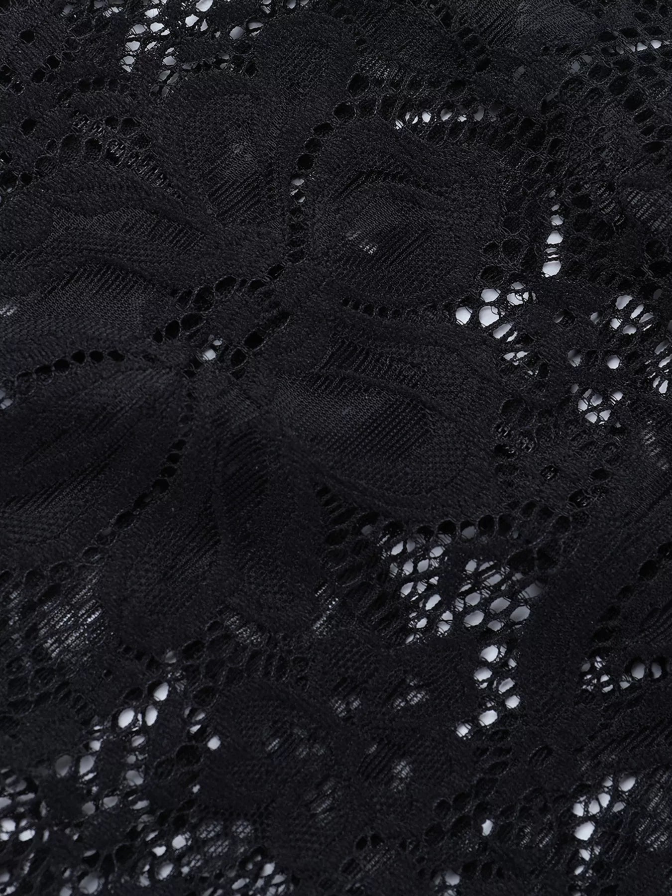 Women’s Bodycon Mini Lace Dress with Long Sleeves