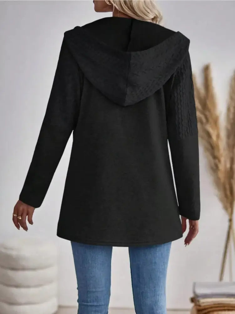 Women’s Casual Hooded Knit Cardigan | JLouren