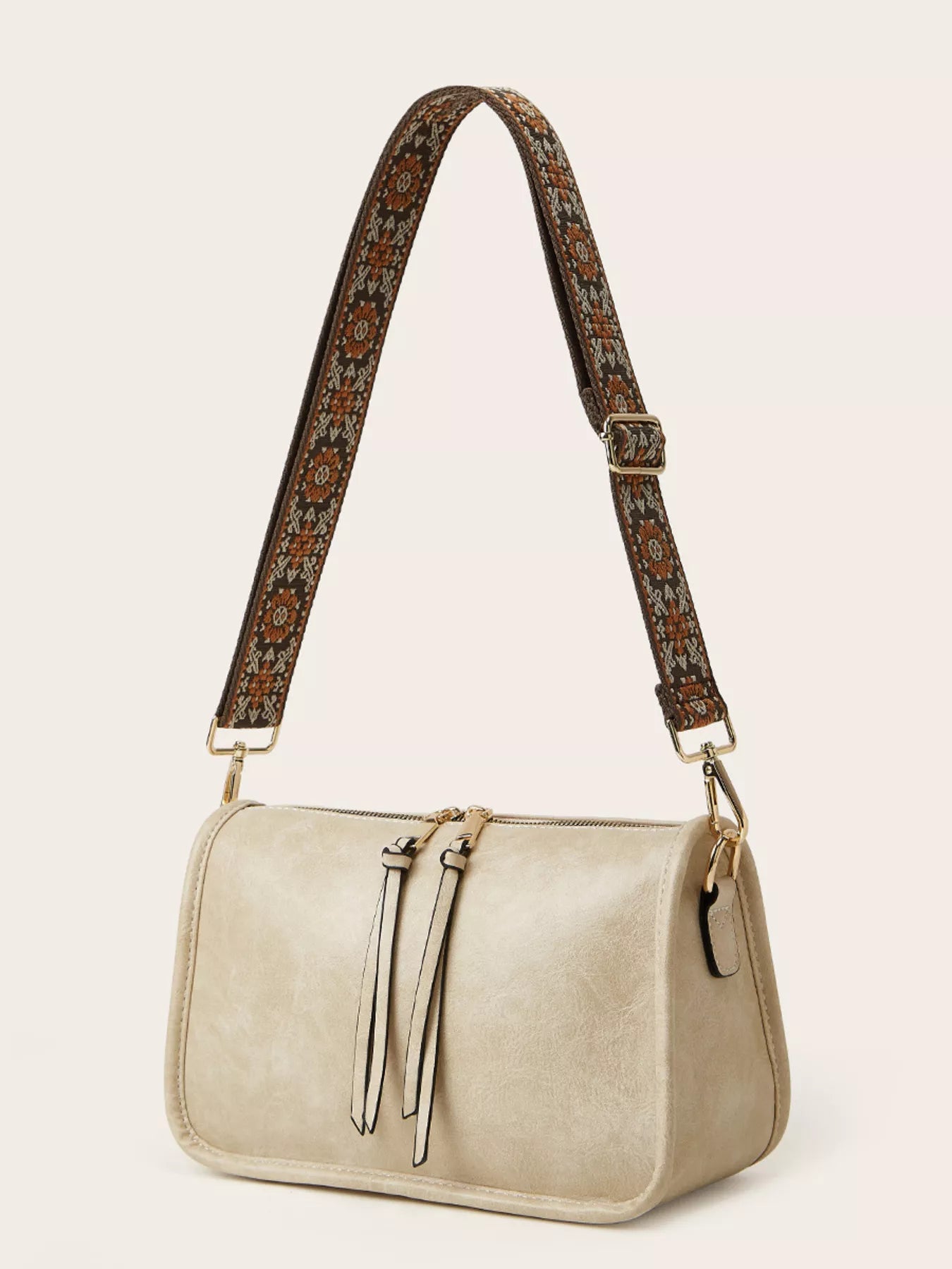 retro crossbody bag with adjustable strap