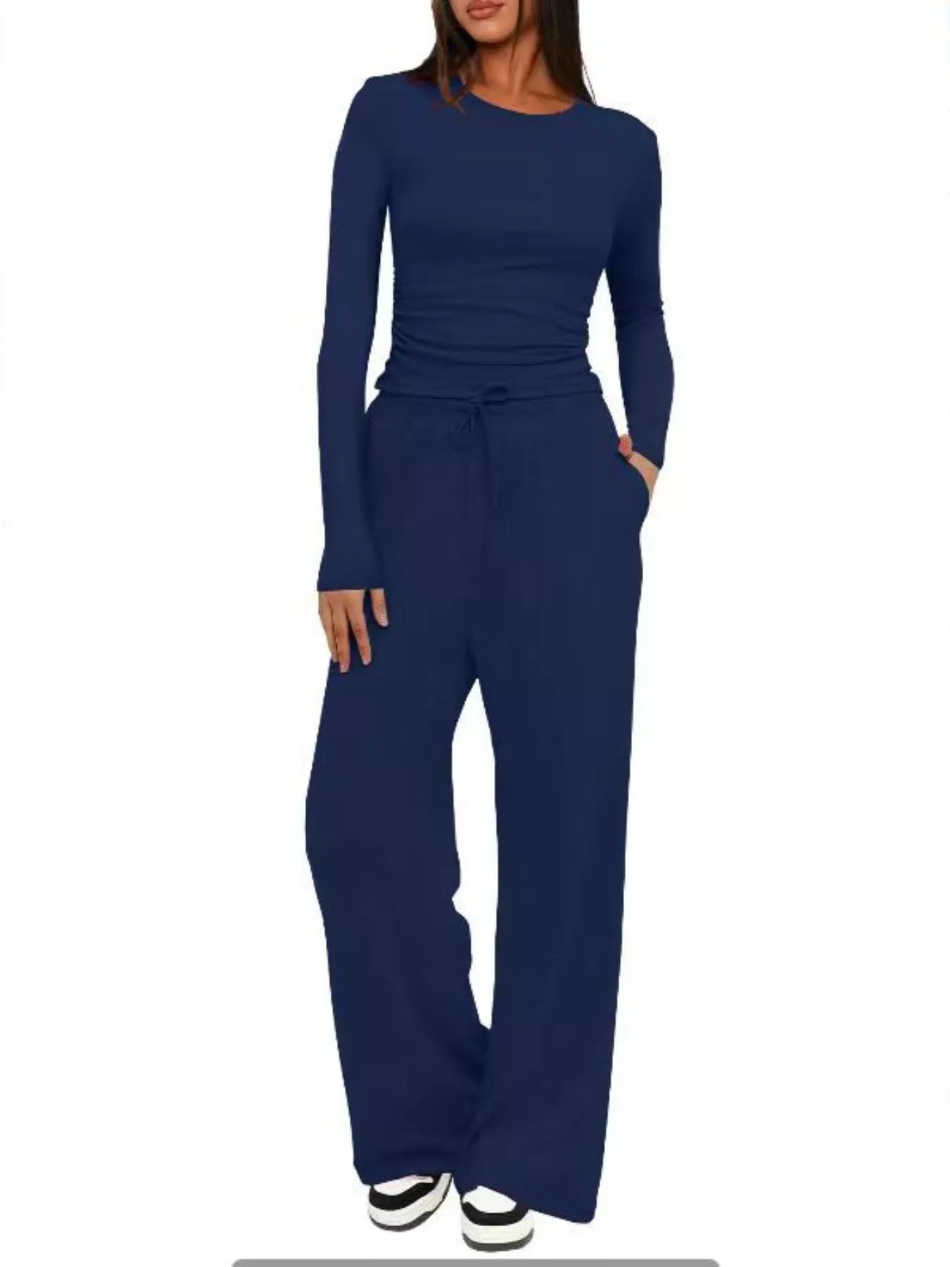 Women’s 2-Piece Long Sleeve Top & Sweatpants Set | JLouren