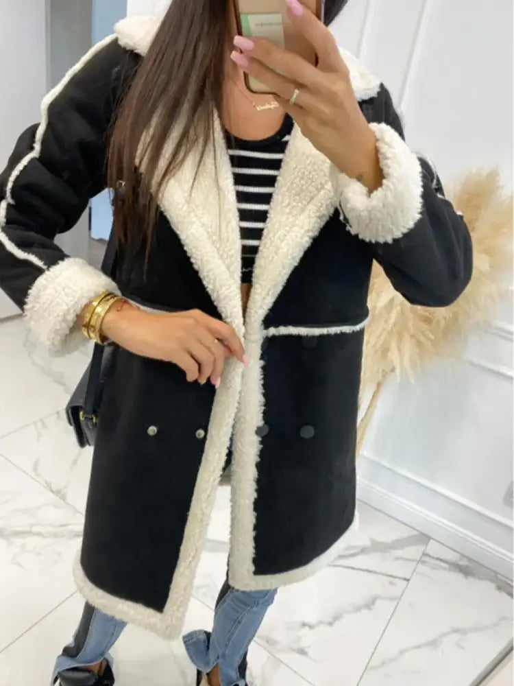 Women’s Casual Faux Fur Coat – Soft Lined Winter Outerwear | JLouren