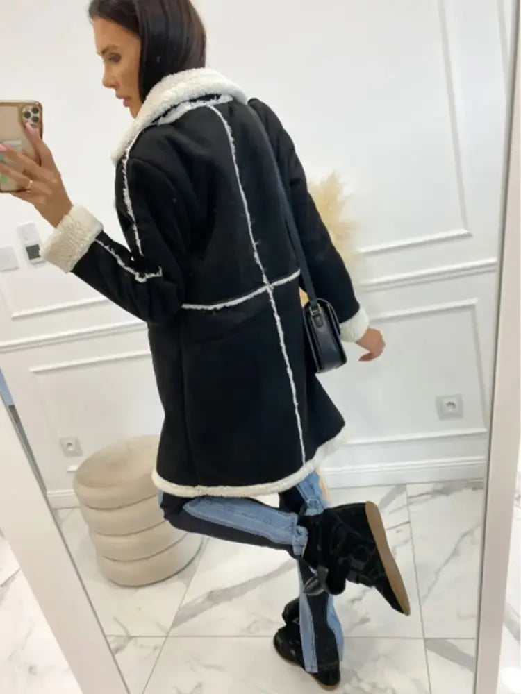 Women’s Casual Faux Fur Coat – Soft Lined Winter Outerwear | JLouren