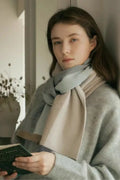 Thermal Contrast Acrylic Scarf  Sage- JLouren